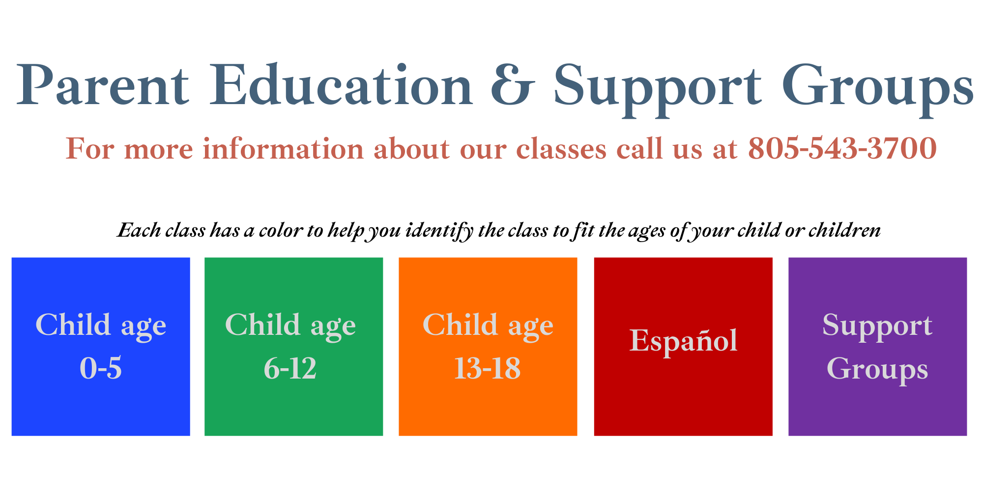 Parent Education & Support Groups