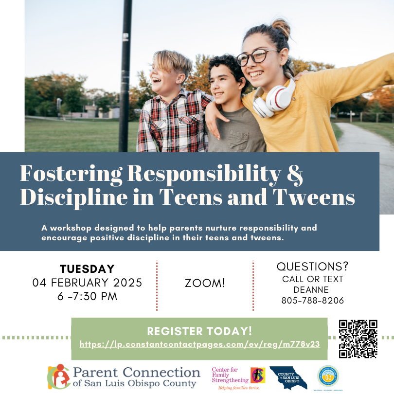 Fostering Responsibility & Discipline in Teens and Tweens